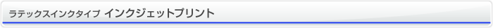 ラテックスインクタイププリント
